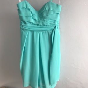 Turquoise cocktail dress